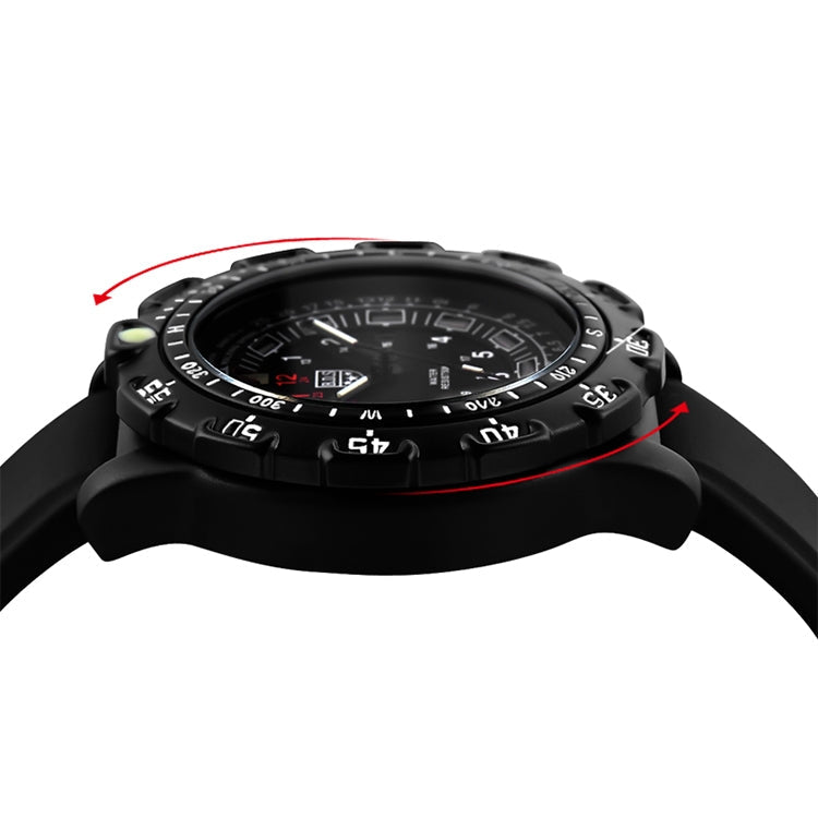 addies MY-049 Outdoor Sports Multifunctional Waterproof Luminous Watch Silicone Watchstrap Watch for Men