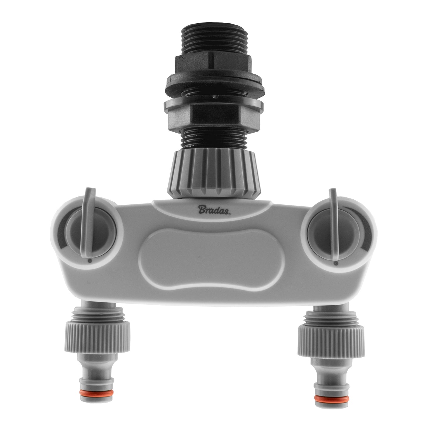 Water Butt Kit 1 BSP with WL 2-Way Valved Manifold Hose Pipe Fitting Tap Adapter