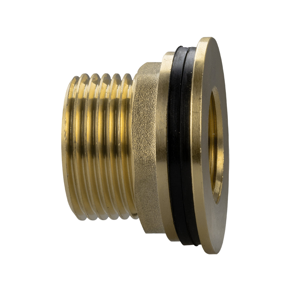 Water Butt Brass 3/4in BSP Male - 1/2in BSP Female and Drill Bit Water Connector