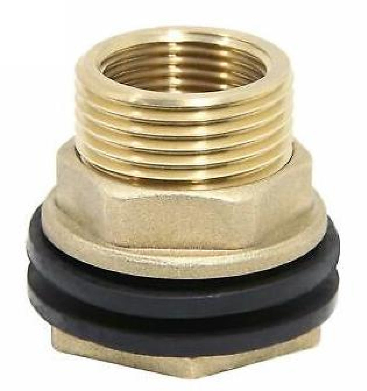 Water Butt Brass 3/4in BSP Male - 1/2in BSP Female and Drill Bit Water Connector