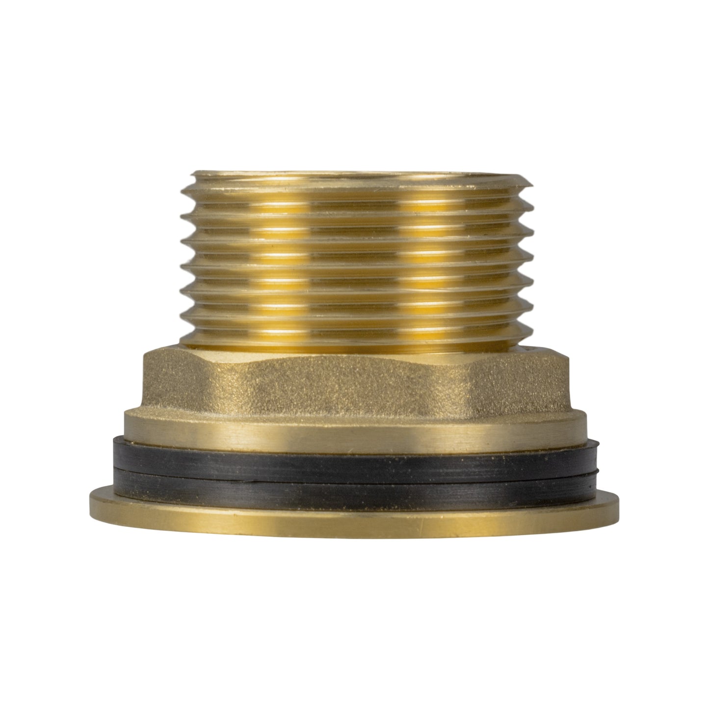 Water Butt Brass 1in BSP Male - 3/4in BSP Female and Drill Bit Hose Pipe Fitting