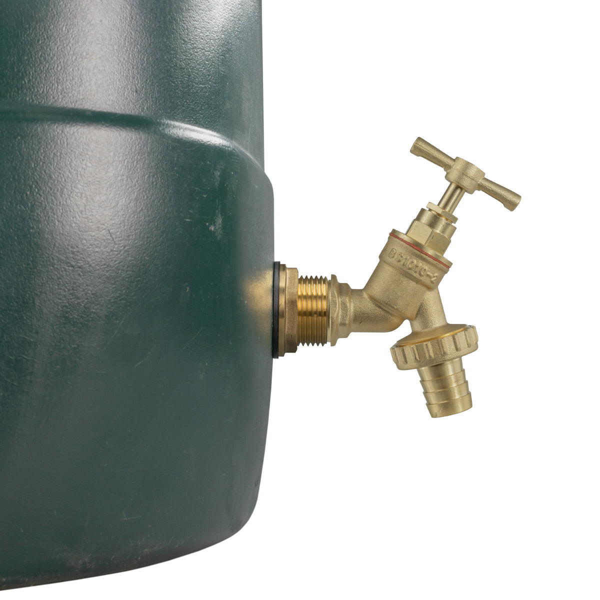 Water Butt Brass Kit 3/4in with Brass Barbed Tap Garden Hose Pipe Barb Connector
