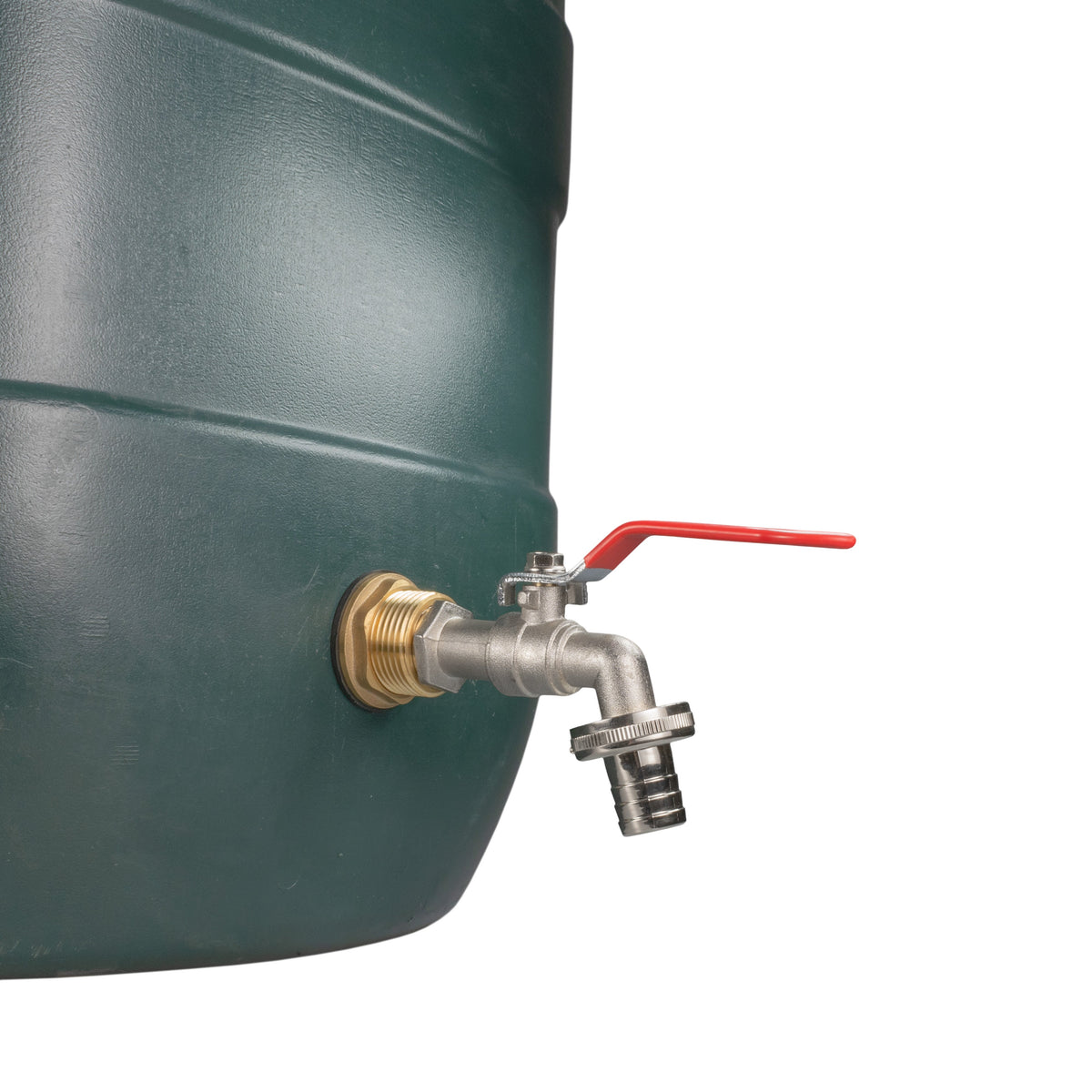 Water Butt Brass Kit 3/4in with Barbed Lever Tap and Drill Bit Hose Pipe Fitting