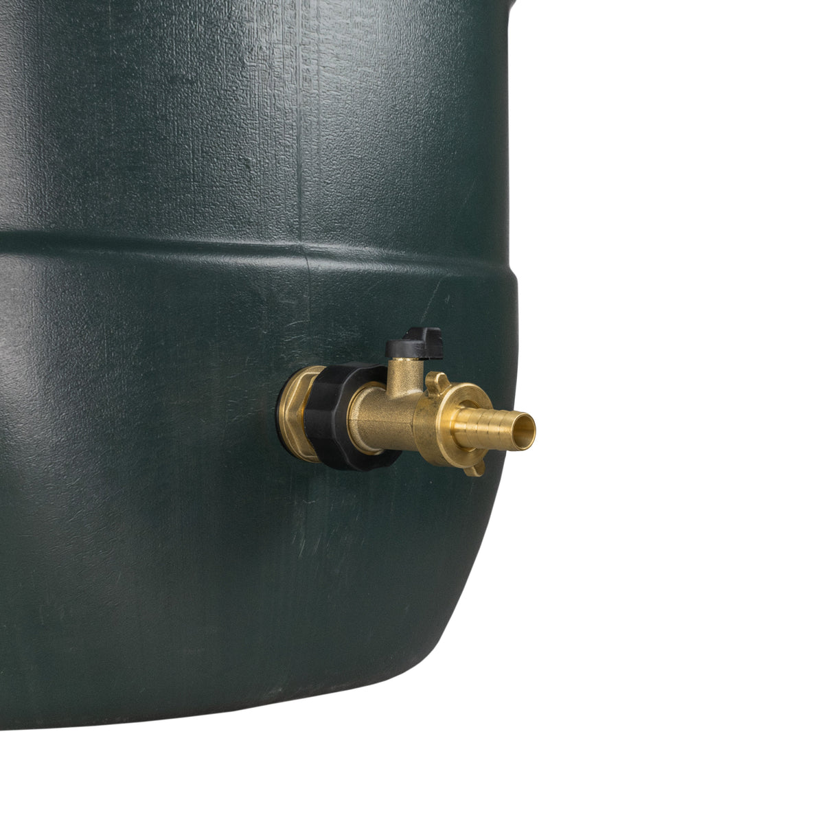 Water Butt Brass Kit 3/4in with Brass Valve + 13mm Barb for Brass Water Fitting