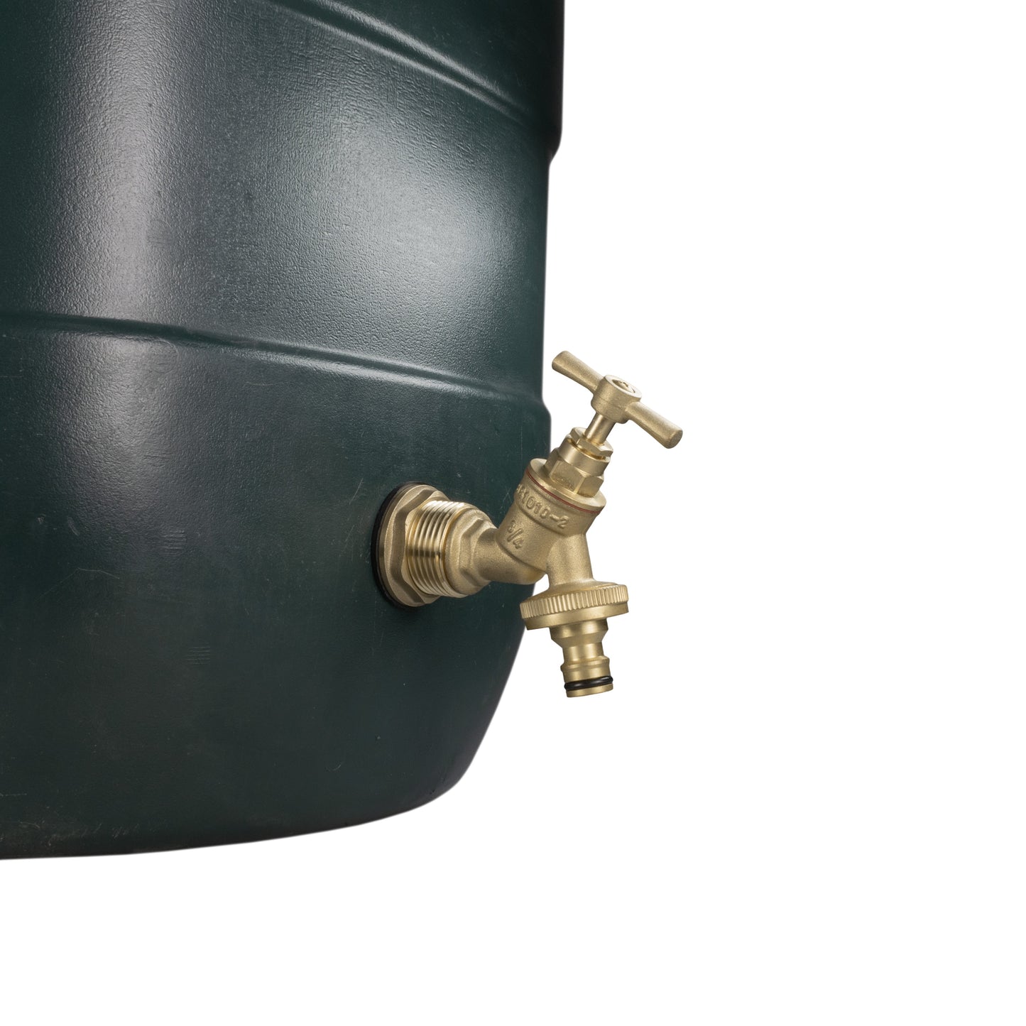 Water Butt Brass Kit 1in with Brass Quick Connect Tap and Drill Bit Tap Adapter