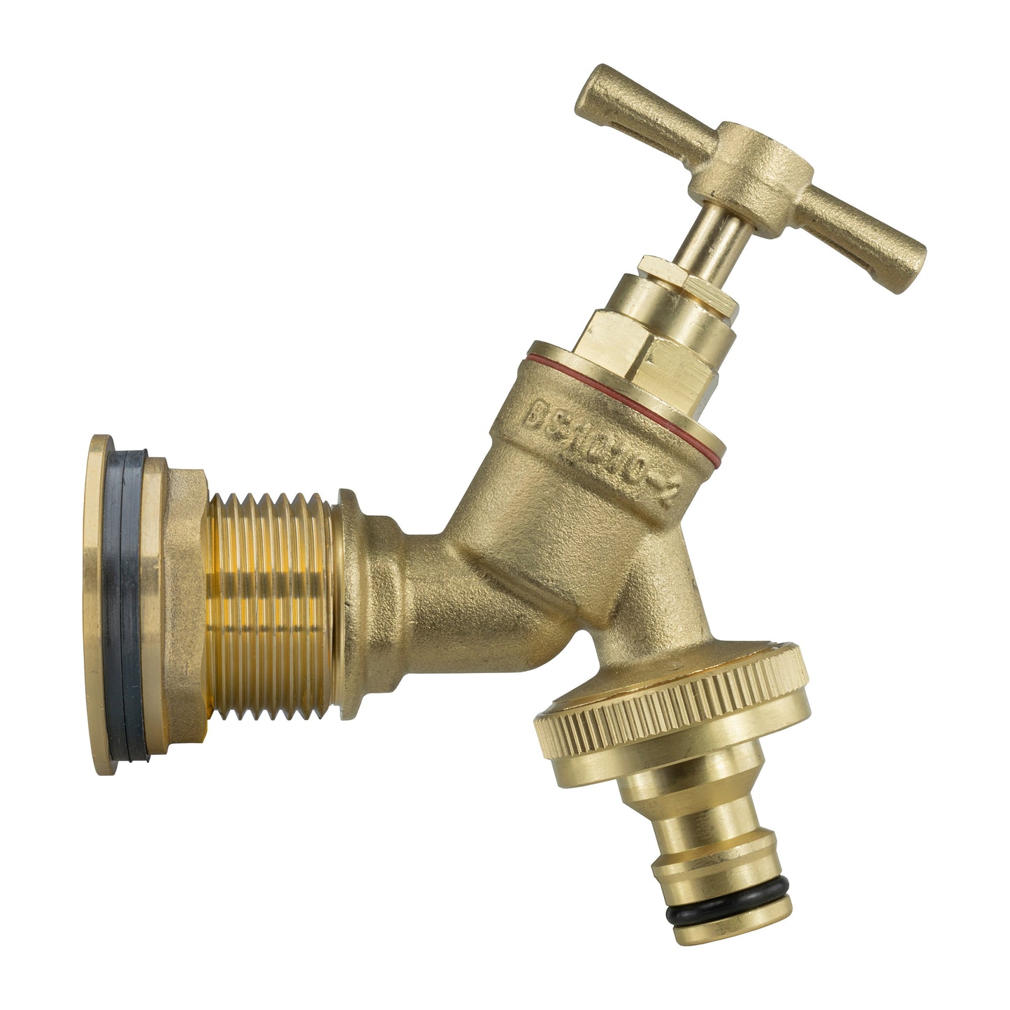 Water Butt Brass Kit 1in with Brass Quick Connect Tap Lawn Sprinkler Tap Adapter