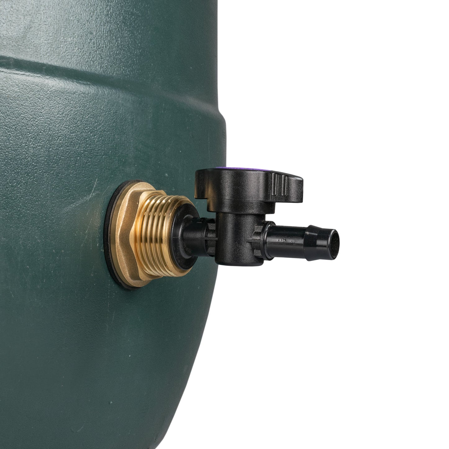 Water Butt Brass Kit 1in with 13mm Barb Irrigation Valve for Brass Water Fitting