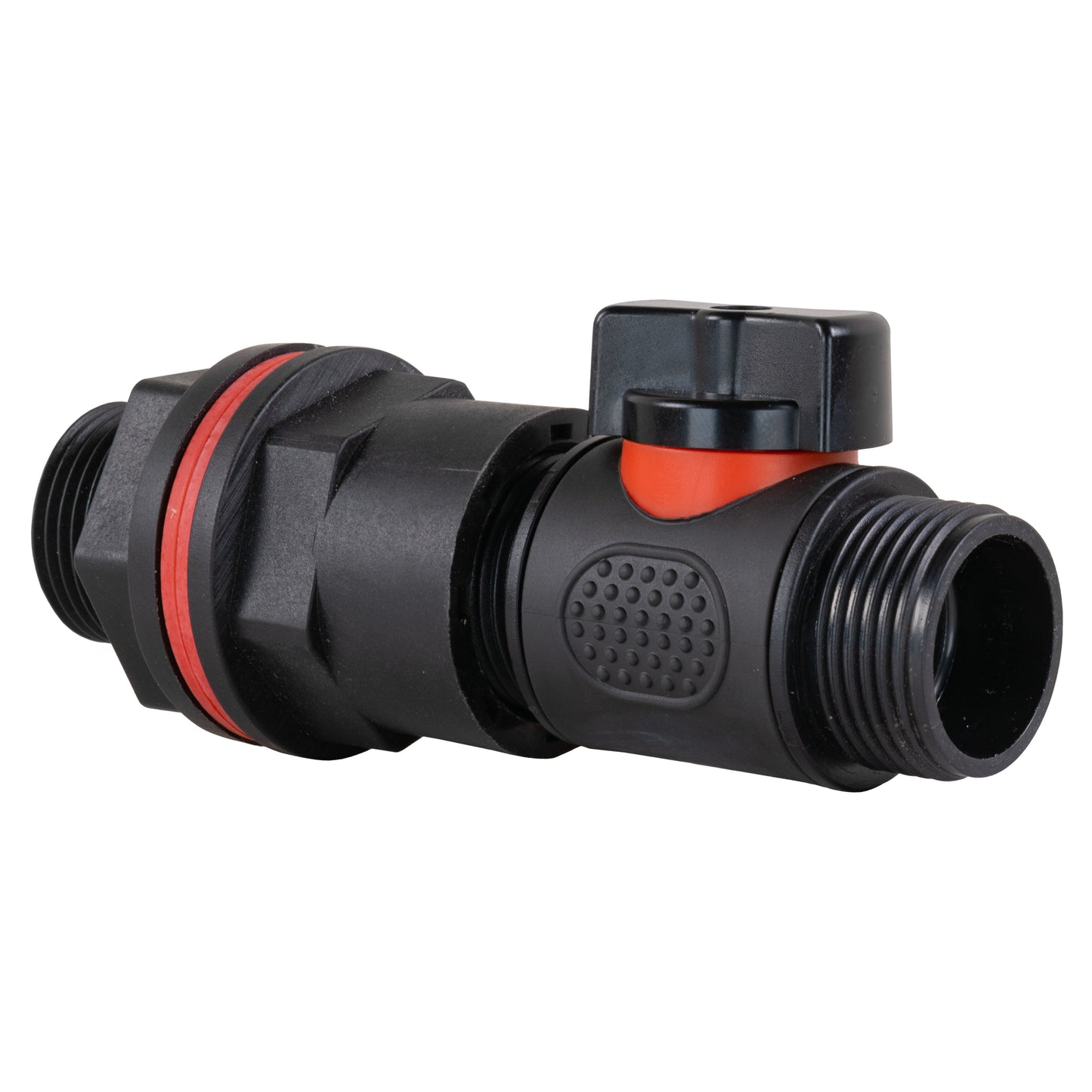 Water Butt Kit 3/4in with 3/4in BSP In-Line Valve and Drill Bit Garden Hose Pipe