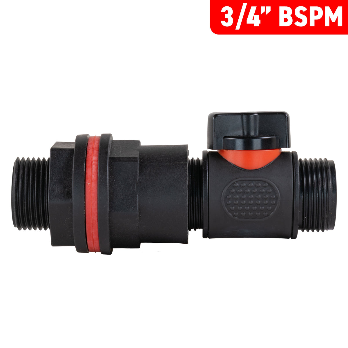 Water Butt Kit 3/4" with 3/4" BSP In-Line Valve and Drill Bit