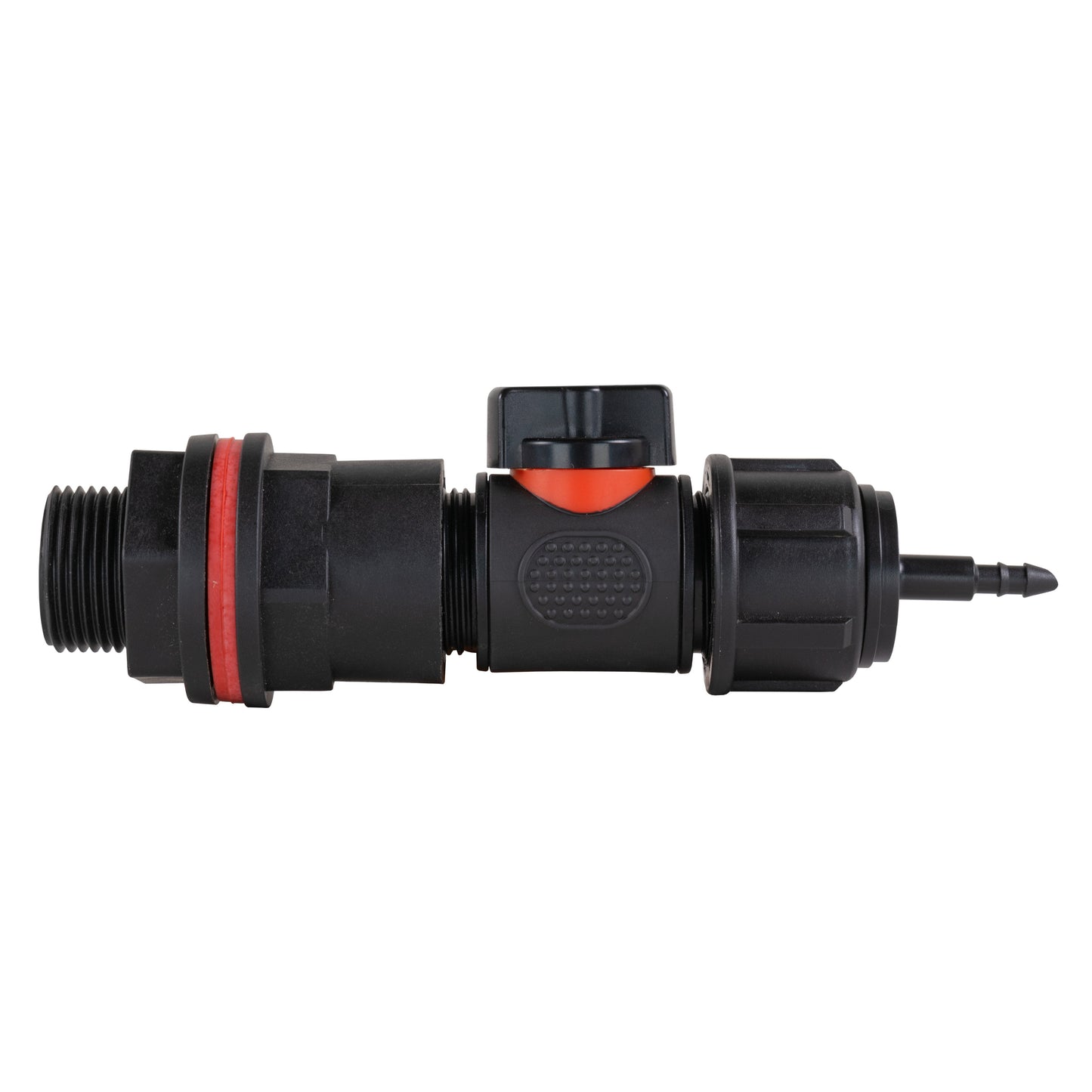 Water Butt Kit 3/4in with In-Line Valve + 4mm Micro Barb and Drill Bit