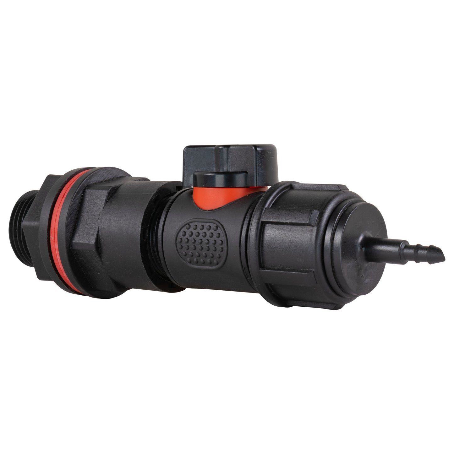 Water Butt Kit 3/4in with In-Line Valve + 4mm Micro Barb and Drill Bit