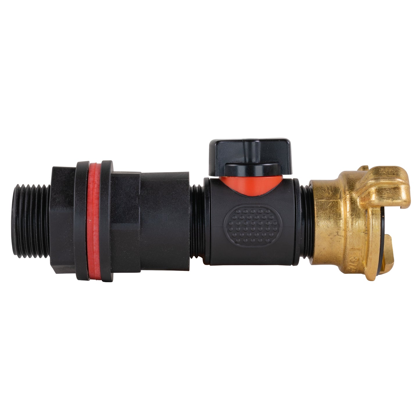 Water Butt Kit 3/4in with In-Line Valve + Geka Hose Pipe Fitting Water Connector