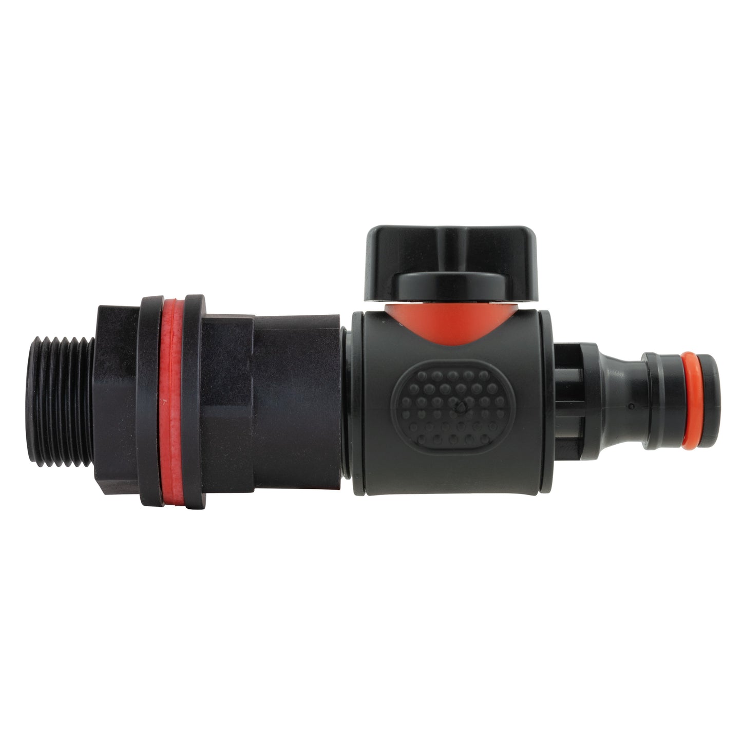 Water Butt Kit 3/4in with In-Line Quick Connector Valve and Drill Bit