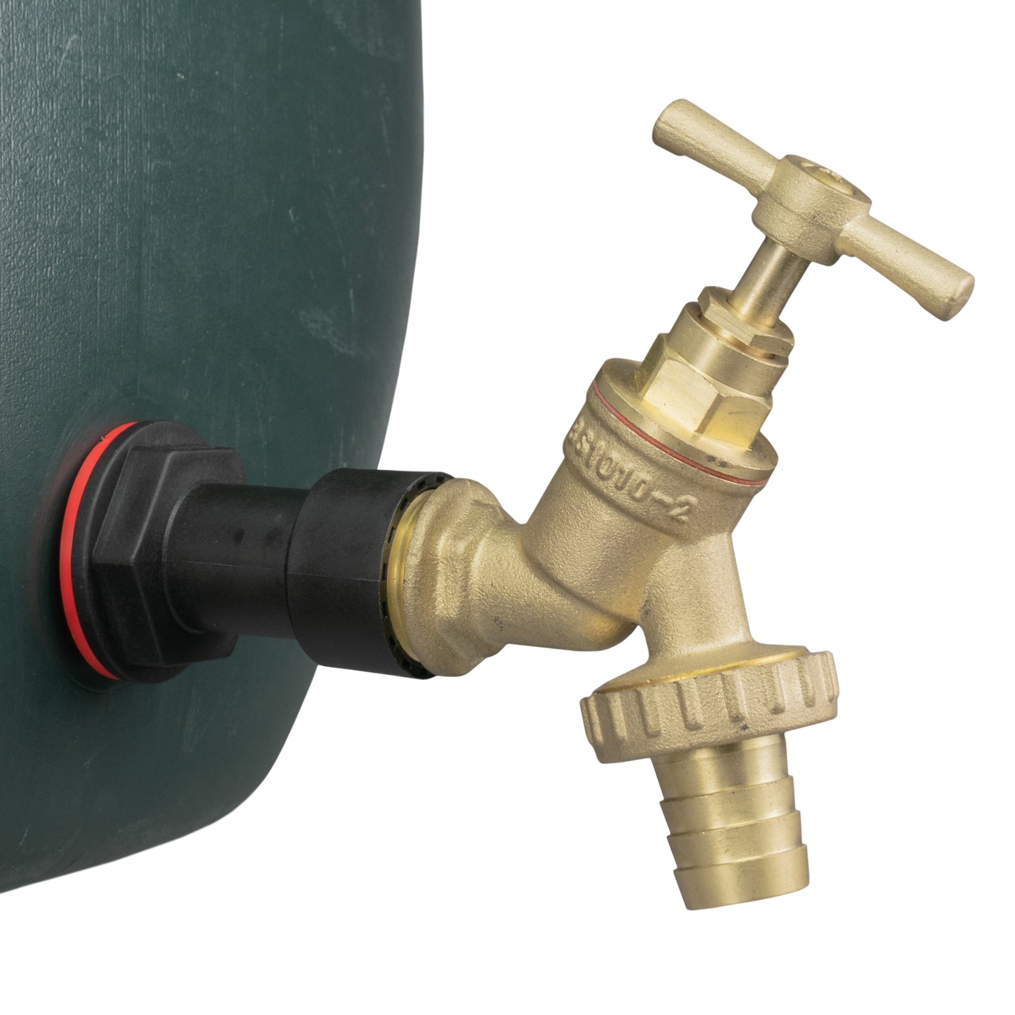 Water Butt Extension Kit 1/2in with Brass Barbed Tap and Drill Bit Tap Adapter