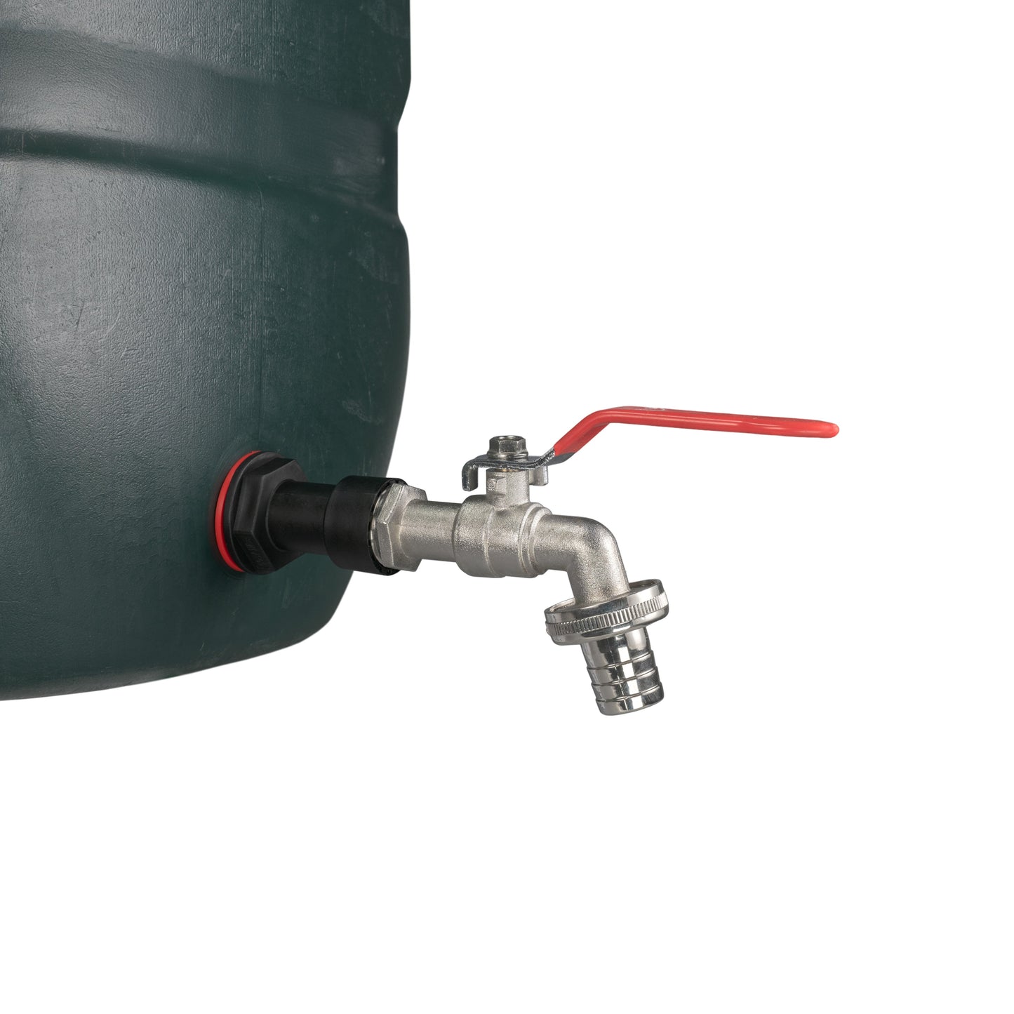 Water Butt Extension Kit 1/2in with Barbed Lever Tap for Drip Irrigation Fitting
