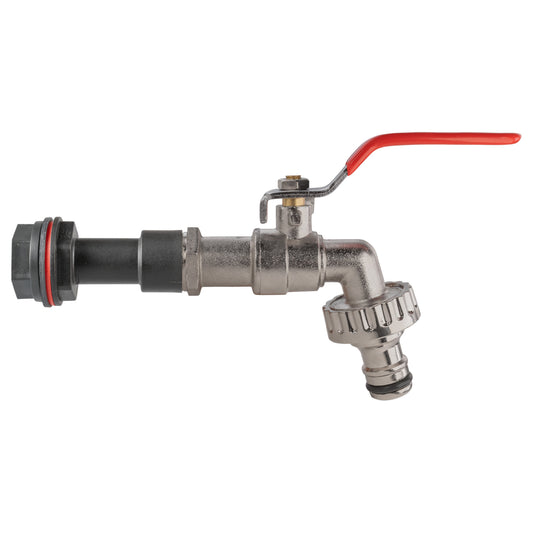 Water Butt Extension Kit 1/2in with Quick Connect Lever Tap Outdoor Watering Kit