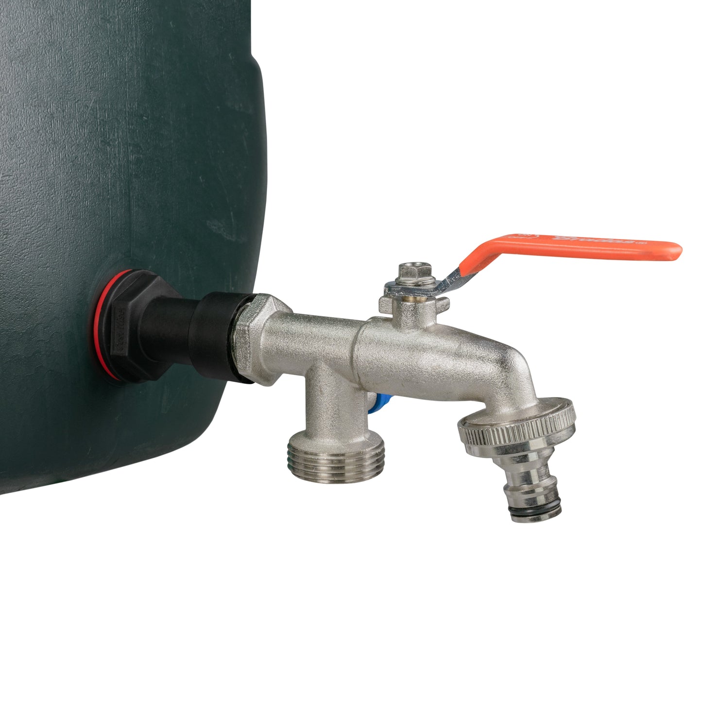 Water Butt Extension Kit 1/2in with Double Tap Hose Pipe Fitting Water Connector