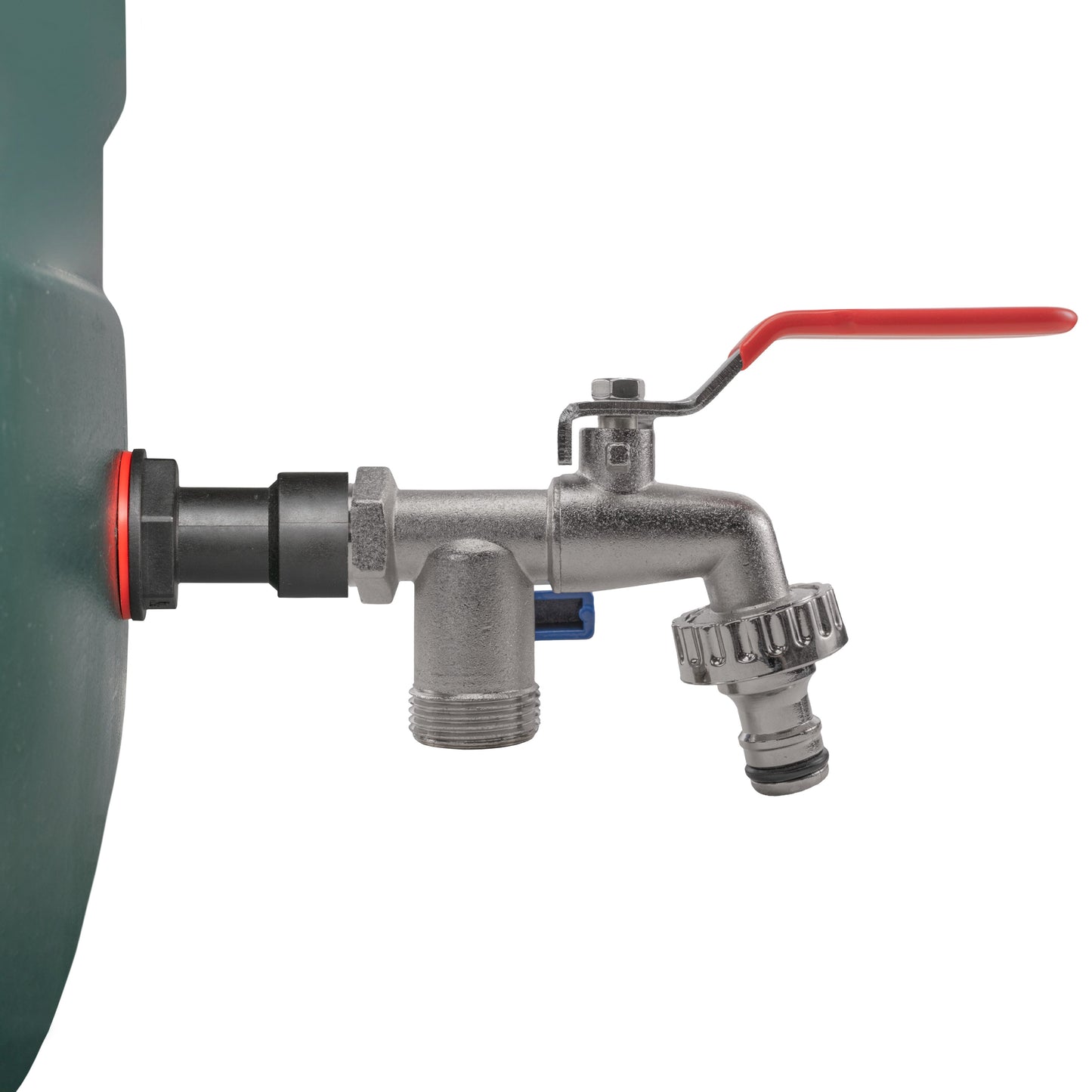 Water Butt Extension Kit 1/2in with Double Tap Hose Pipe Fitting Water Connector