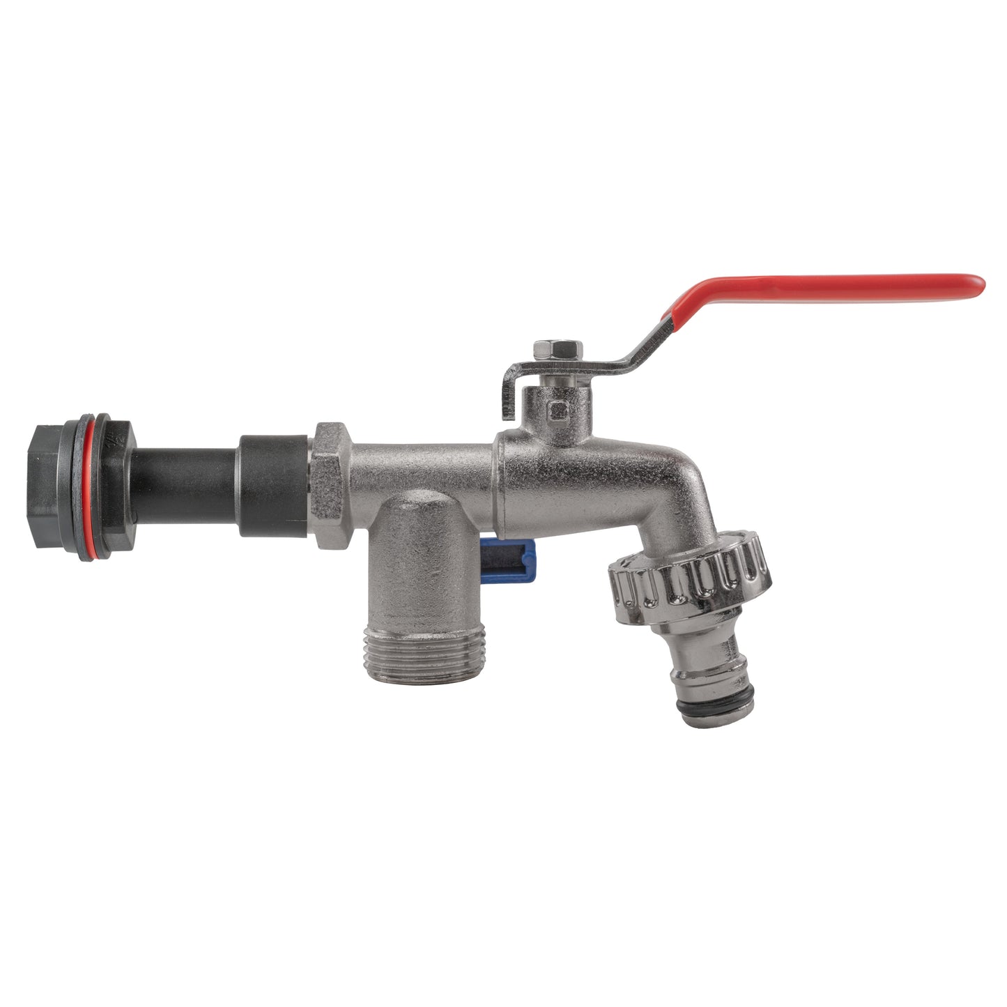 Water Butt Extension Kit 1/2in with Double Tap and Drill Bit for Water Connector