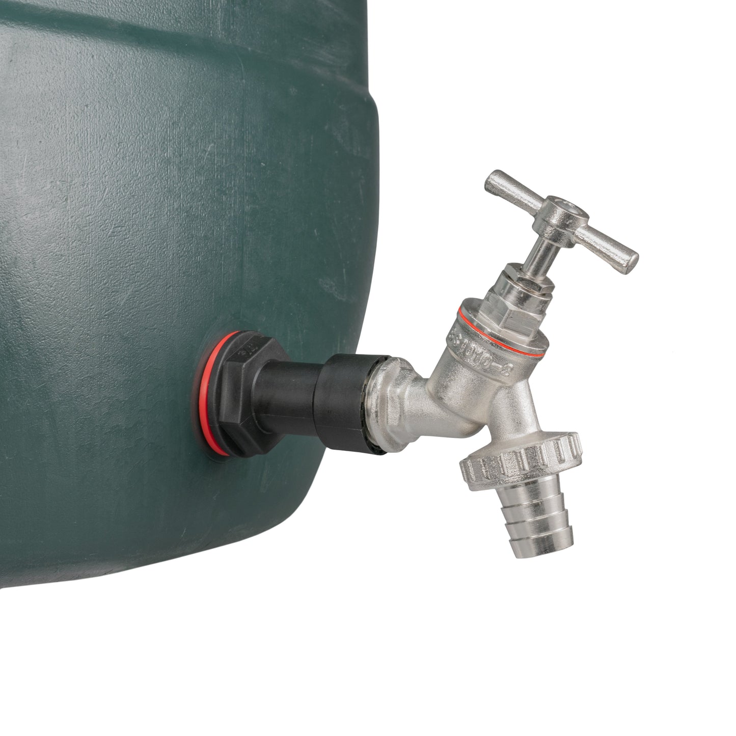 Water Butt Extension Kit 1/2in with Nickel Plated Barbed Tap for Water Connector