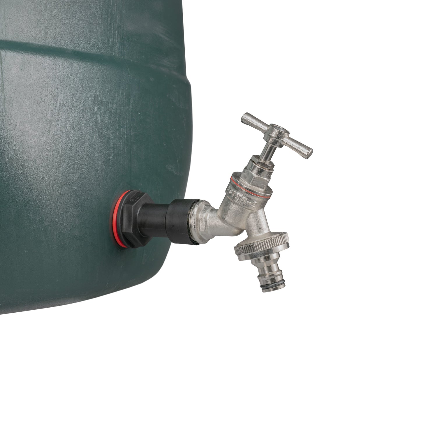 Water Butt Extension Kit 1/2in with Nickel Plated Quick Connect Tap and Drill Bi