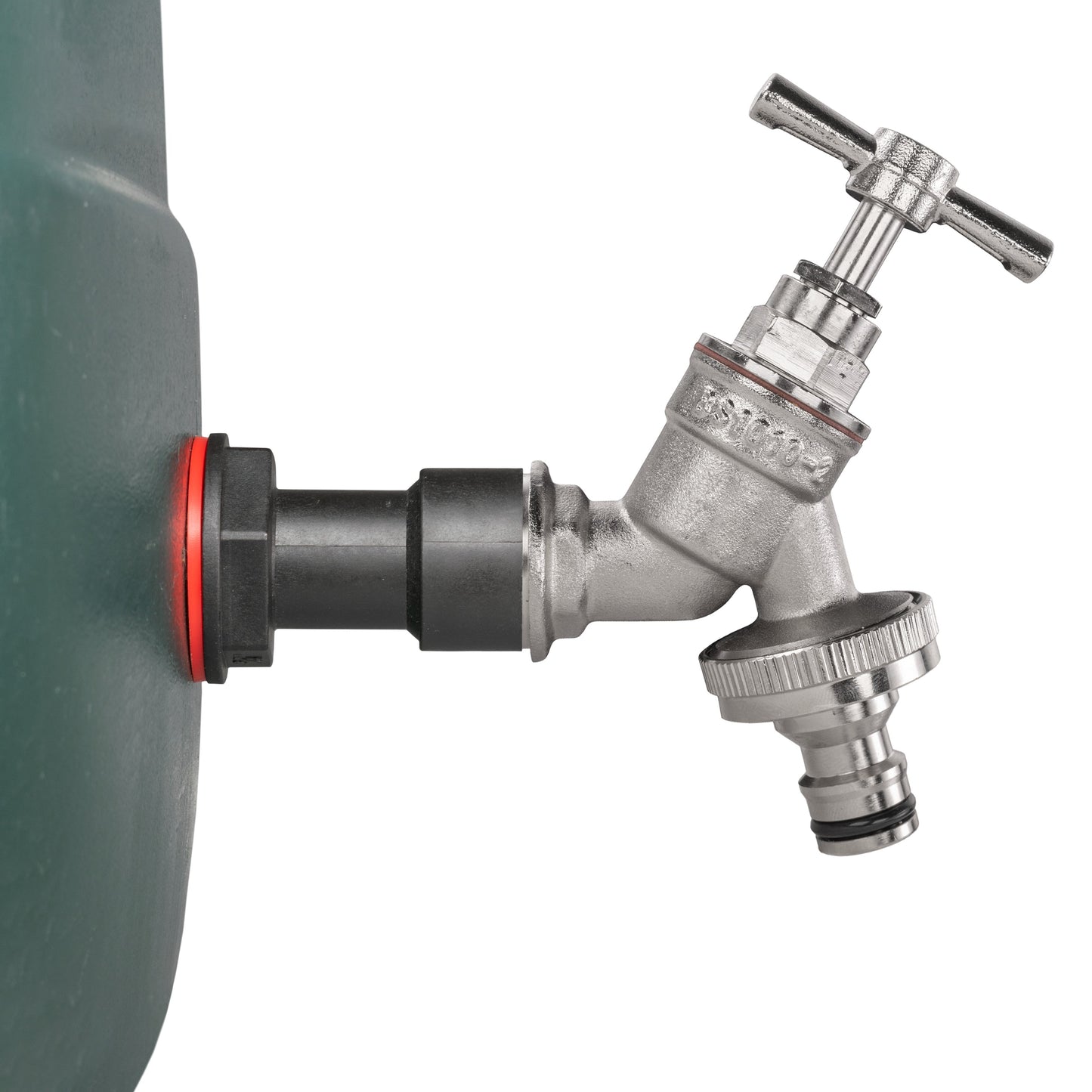 Water Butt Extension Kit 1/2in with Nickel Plated Quick Connect Tap Tap Adapter