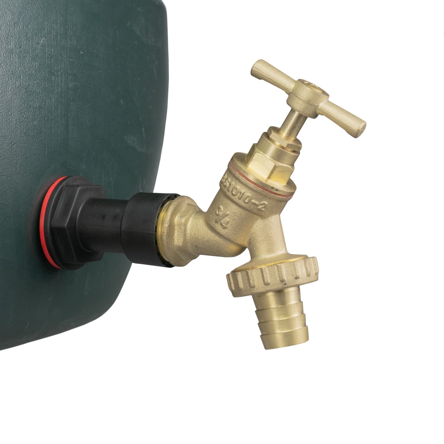 Water Butt Extension Kit 3/4in with Brass Barbed Tap and Drill Bit Tap Adapter