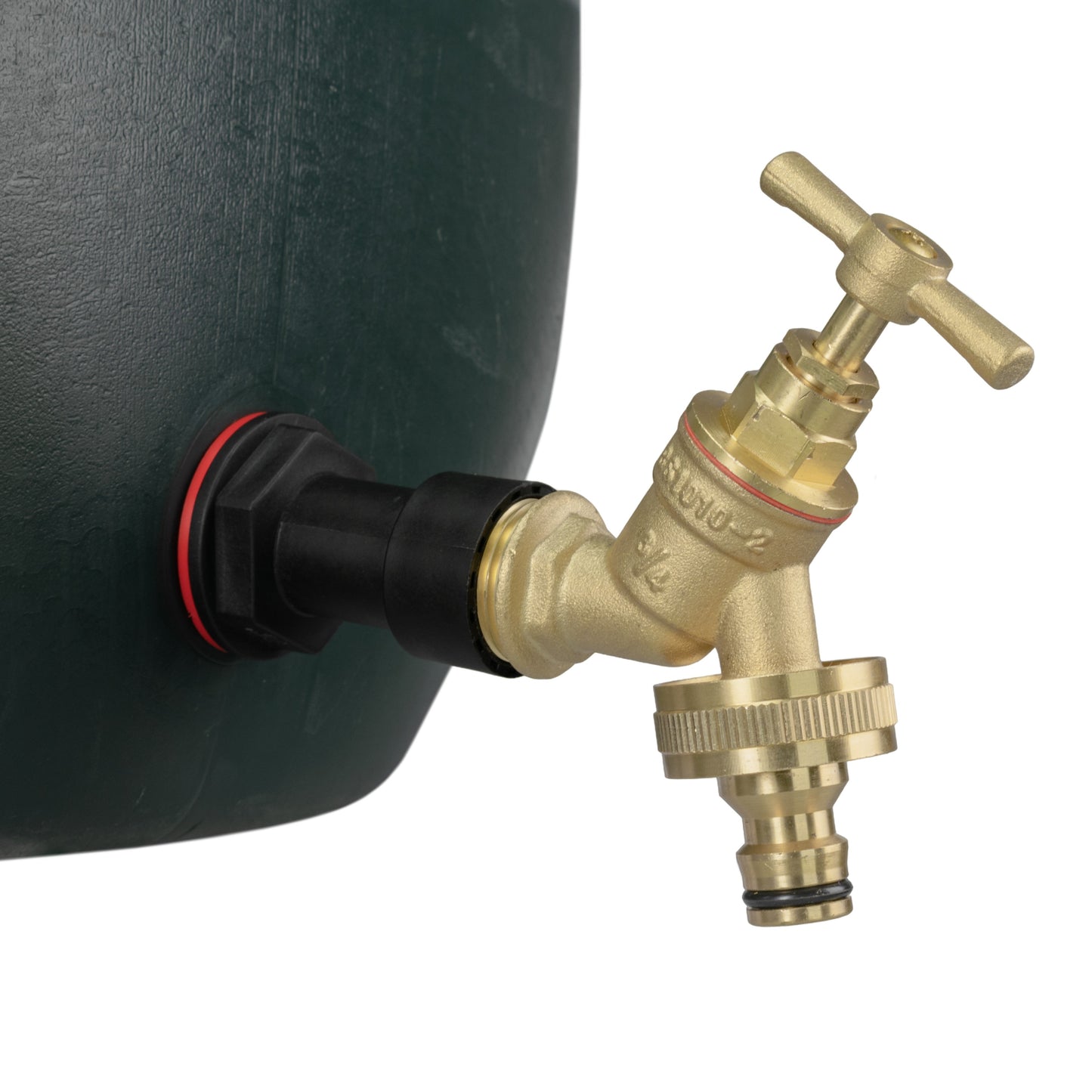 Water Butt Extension Kit 3/4in with Brass Quick Connect Tap for Garden Hose Pipe