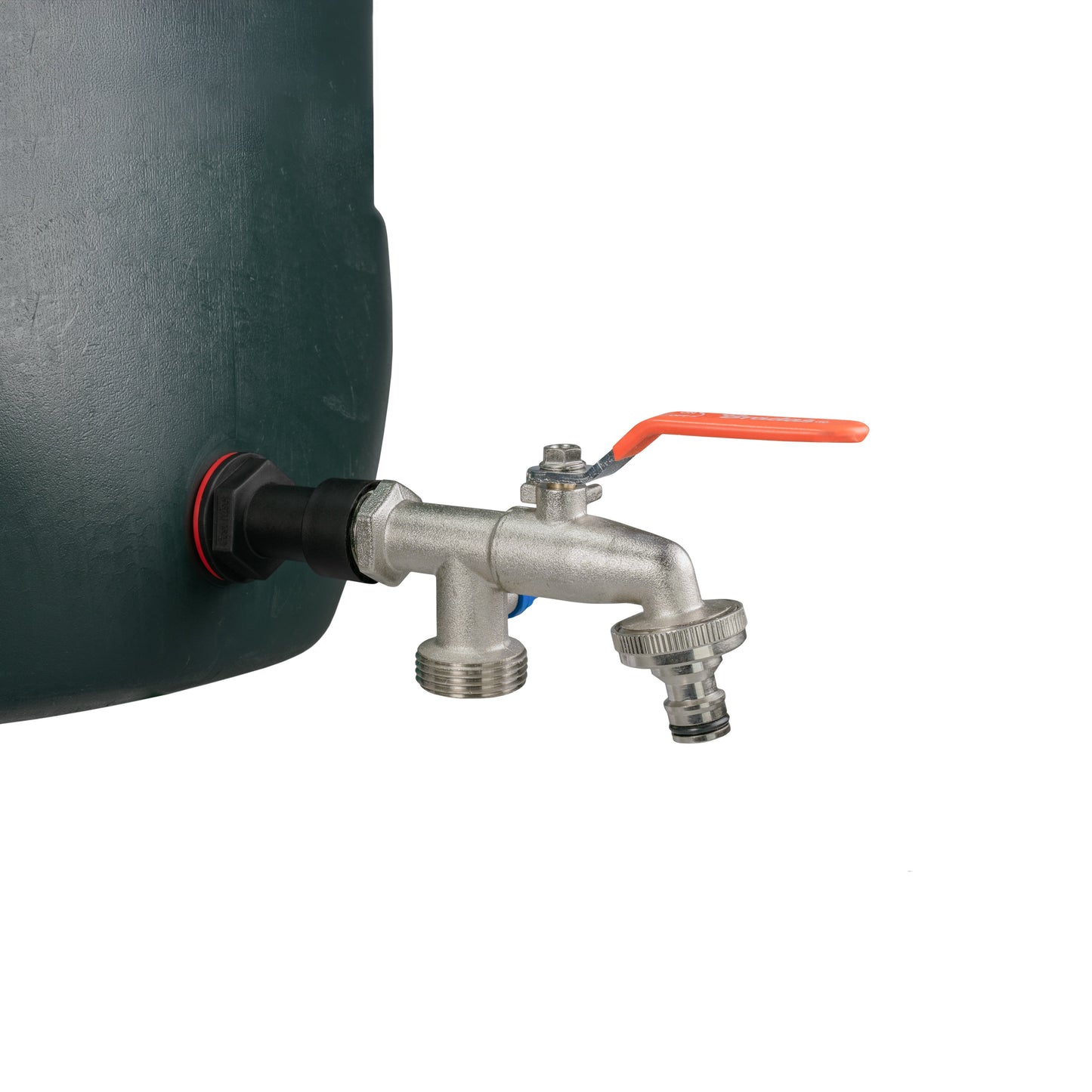 Water Butt Extension Kit 3/4in with Double Tap Hose Pipe Fitting Water Connector