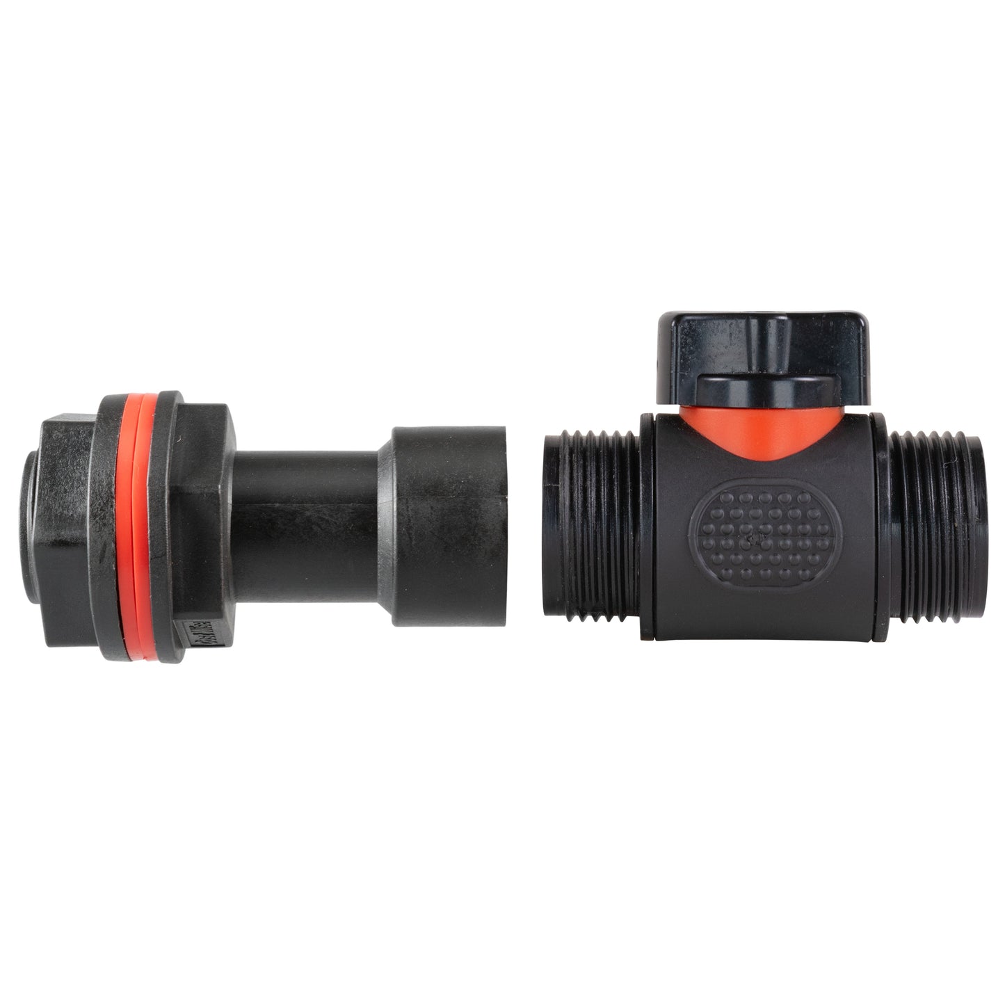 Water Butt Extension Kit 3/4in with 3/4in BSP In-Line Valve and Drill Bit