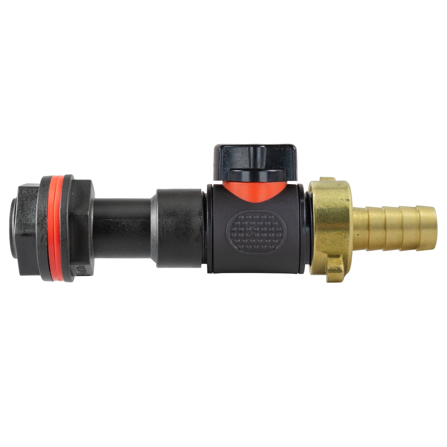 Water Butt Extension Kit 3/4in with In-Line Valve + Brass 1/2in Barb