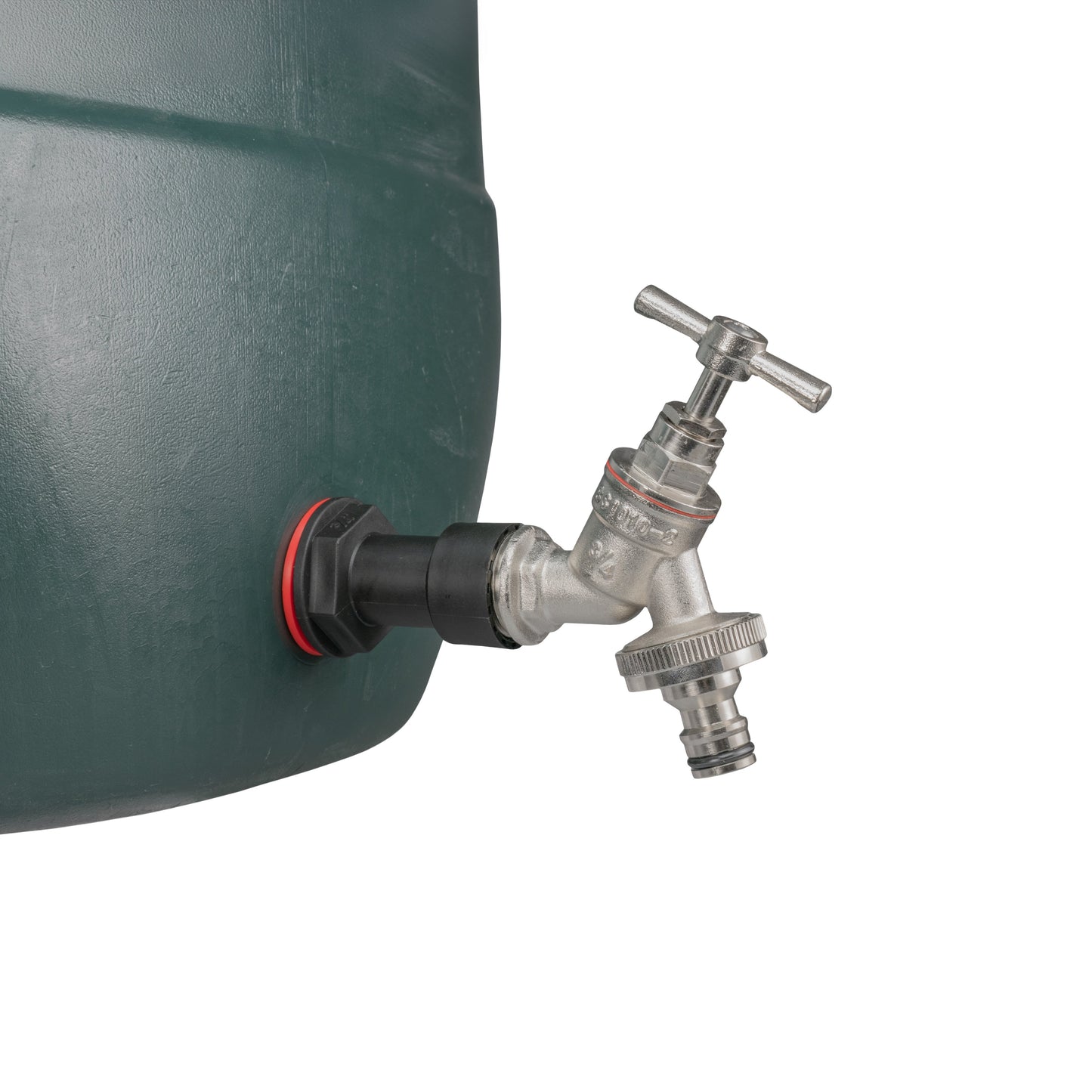 Water Butt Extension Kit 3/4in with Nickel Plated Quick Connect Tap and Drill Bi