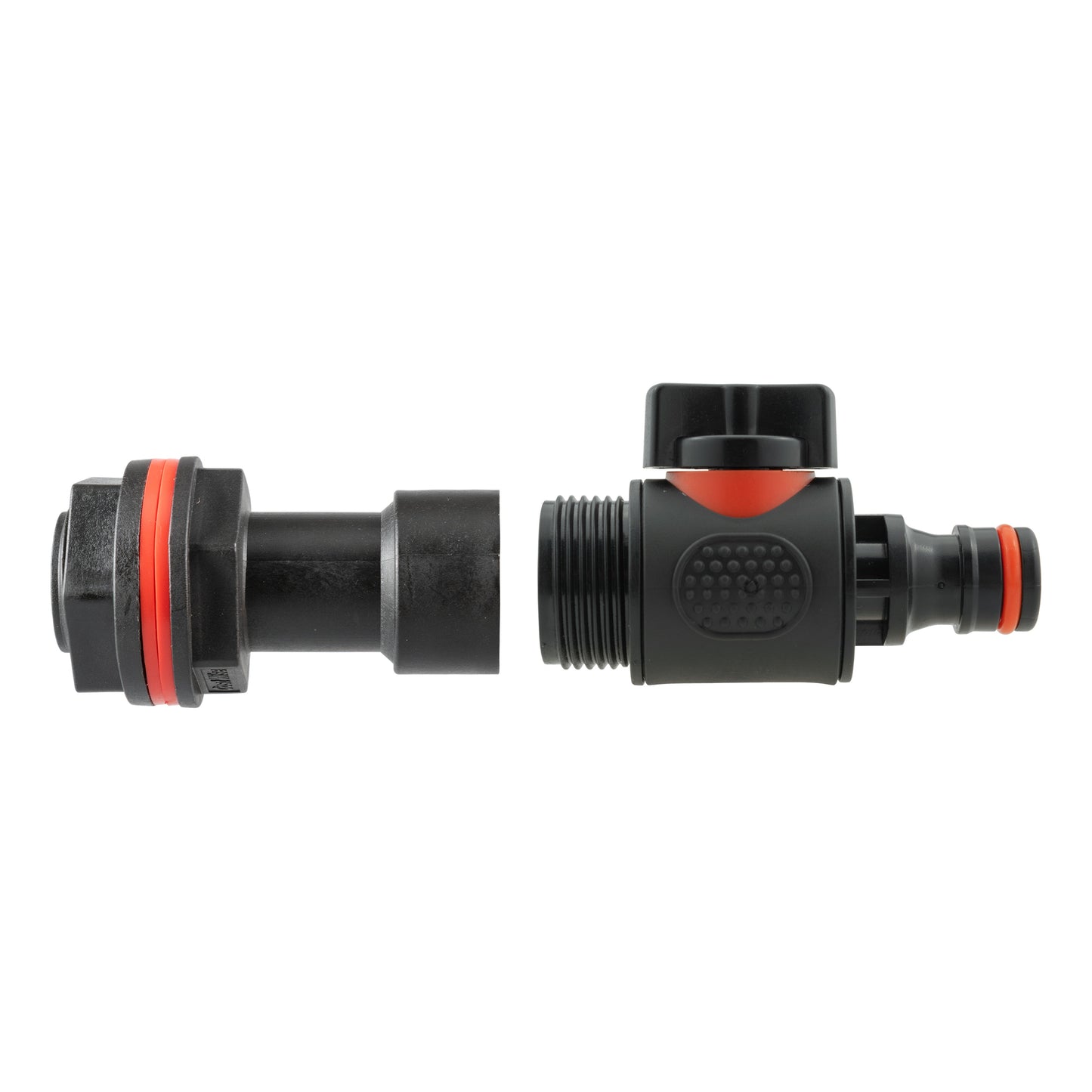 Water Butt Extension Kit 3/4in with Quick Connect Valve and Drill Bit