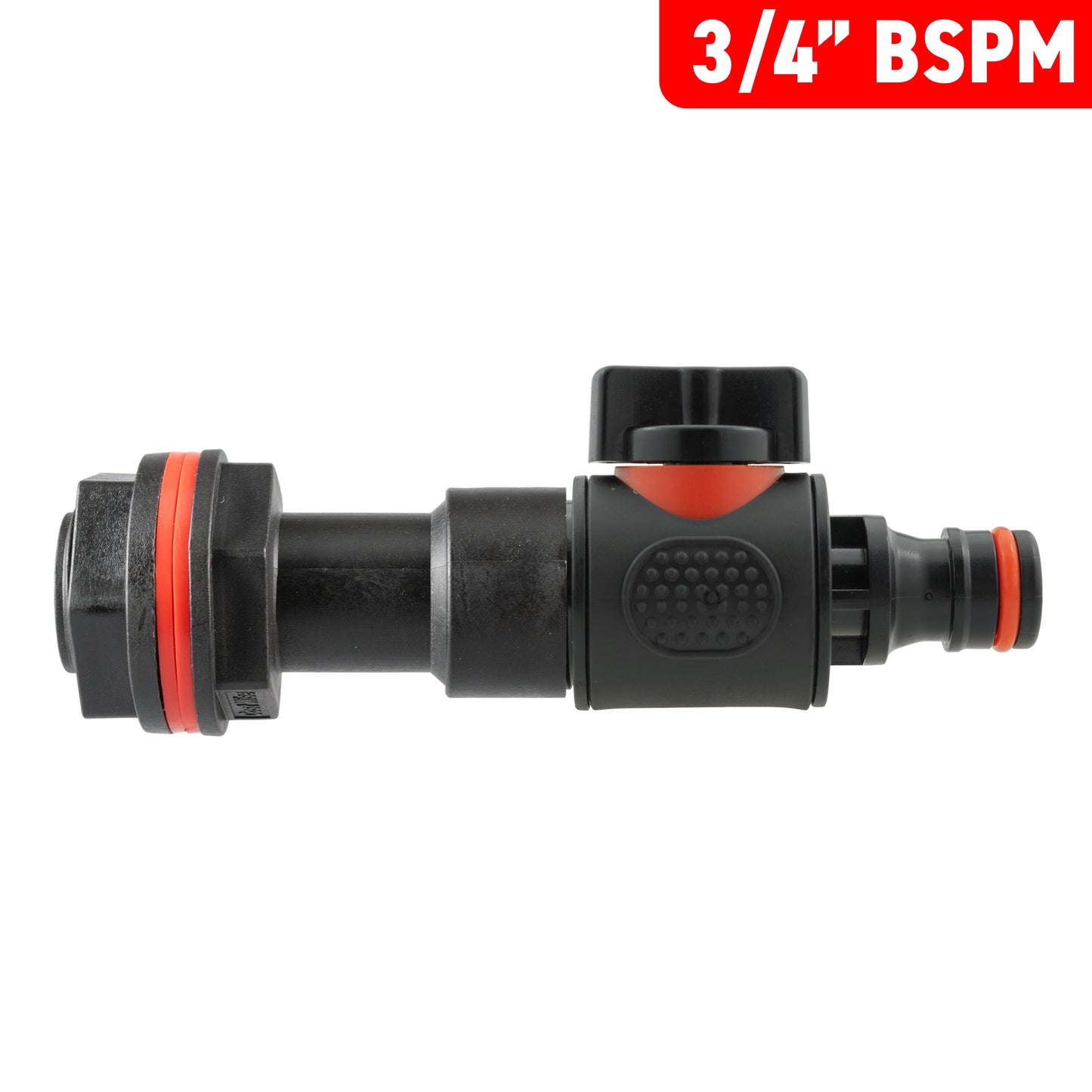 Water Butt Extension Kit 3/4in with Quick Connect Valve and Drill Bit