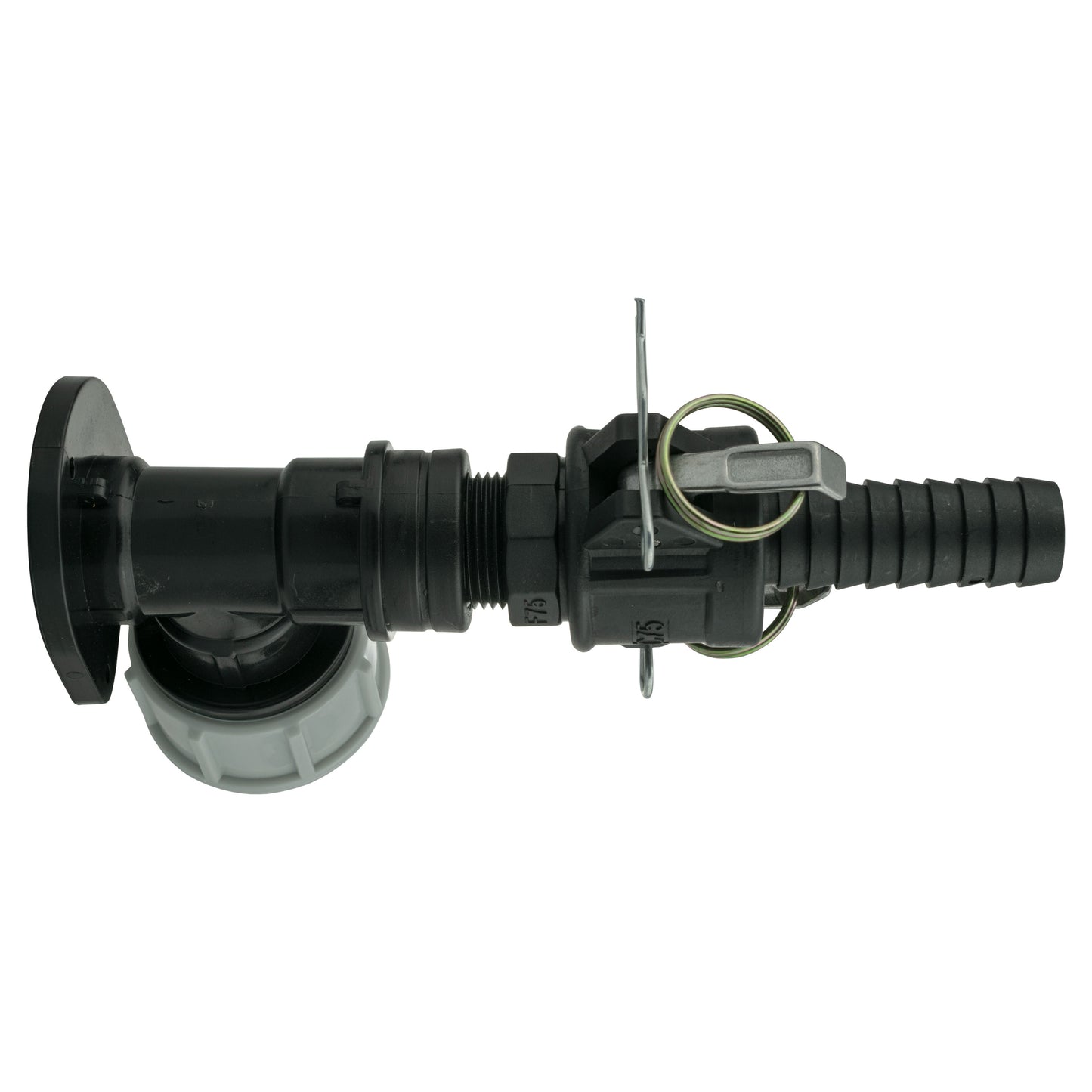 Wall Flange Kit 25mm MDPE + 3/4in Camlock Type F+C Hose Pipe Fitting Tap Adapter