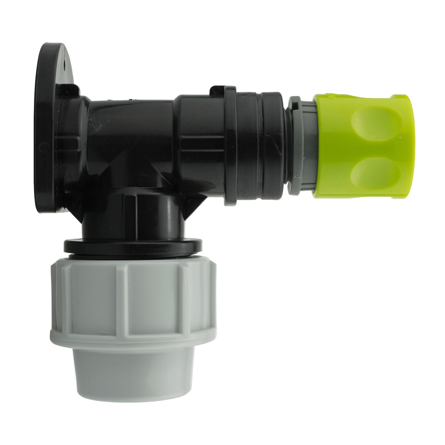 Wall Flange Kit 25mm MDPE + Female Quick Connector for Drip Irrigation Fitting