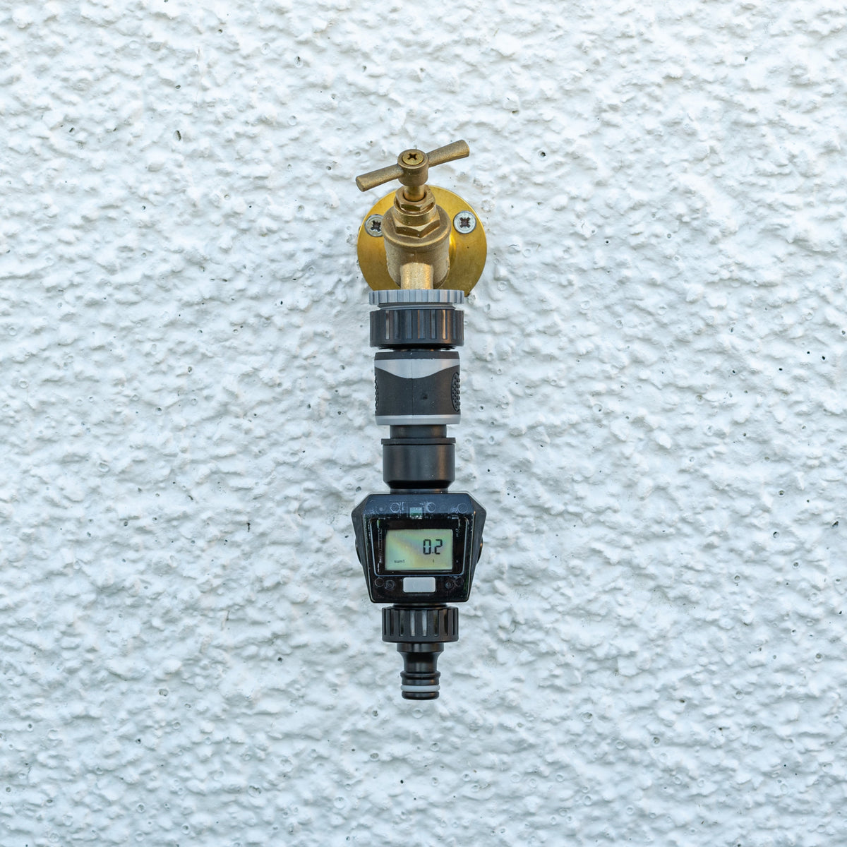 Water Flow Meter Gray