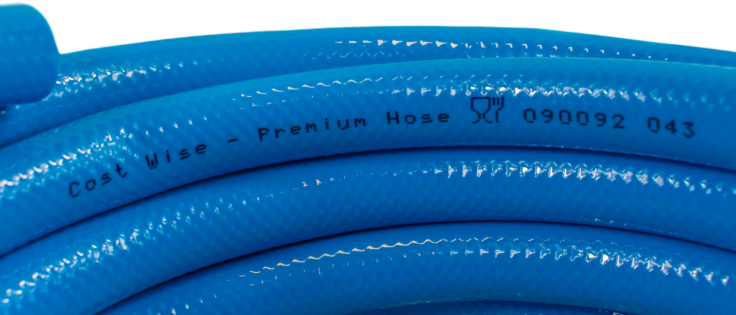 Water Hose Blue Set for Drinking Water Water Flow Control Outdoor Hose Accessory