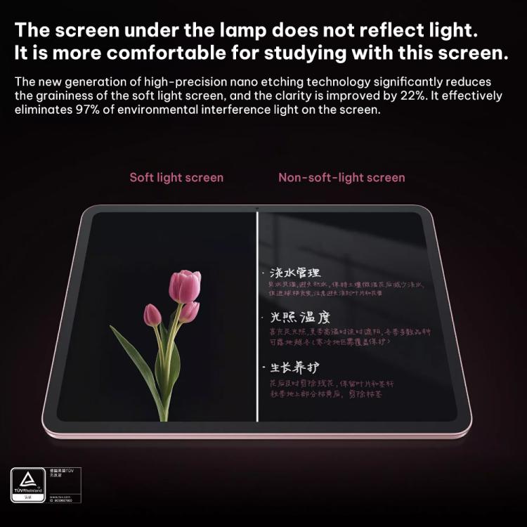 OPPO Pad Air5 12.1 inch Soft Light Screen WIFI Tablet PC, 8GB+256GB, ColorOS 16.0 MediaTek Dimensity 7300-Ultra Octa Core, 8GB+256GB Soft Light