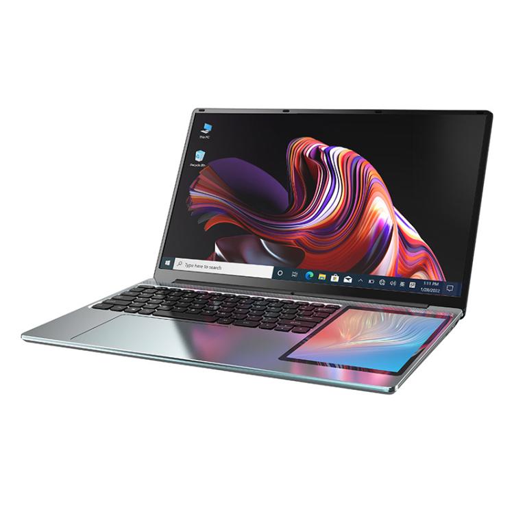 UNIWA ULAP Q15ZR Laptop, 8GB+256GB, 15.6 inch and 7 inch Dual Display Windows 11 Intel Alder Lake N100 Octa Core, EU Plug