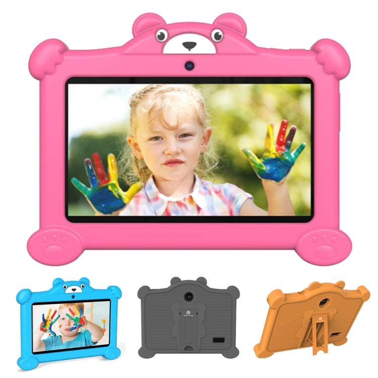 Pritom K7 Pro Panda Kids Tablet PC, 7.0 inch, 2GB+32GB, Android 11 Allwinner A100 Quad Core CPU, Support 2.4G WiFi & WiFi 6, Global Version with Google Play, US Plug (Grey)