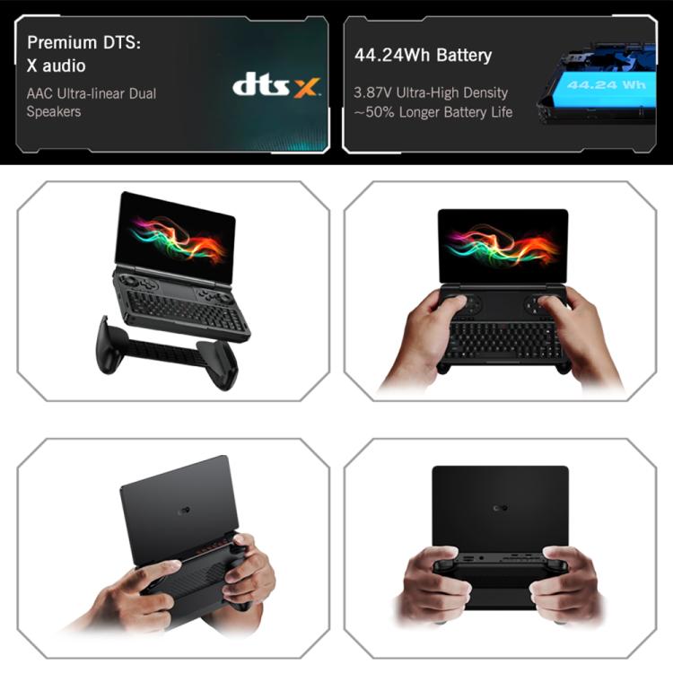 GPD WIN Mini 2025 Handheld Gaming PC, 16GB+1TB, 7 inch Windows 11 Home AMD Ryzen 7 8840U, EU Plug, Ryzen7 16GB+1TB