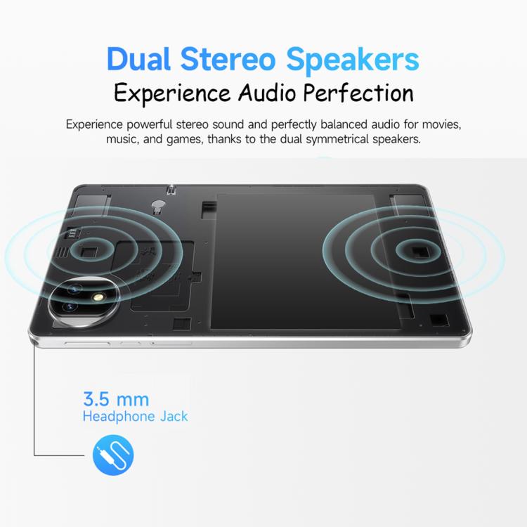 Ulefone Tab A10 Pro Kids Tablet PC, 6GB+128GB, 8.68 inch Android 15 MediaTek Helio G91 Octa Core 4G Network, EU Plug