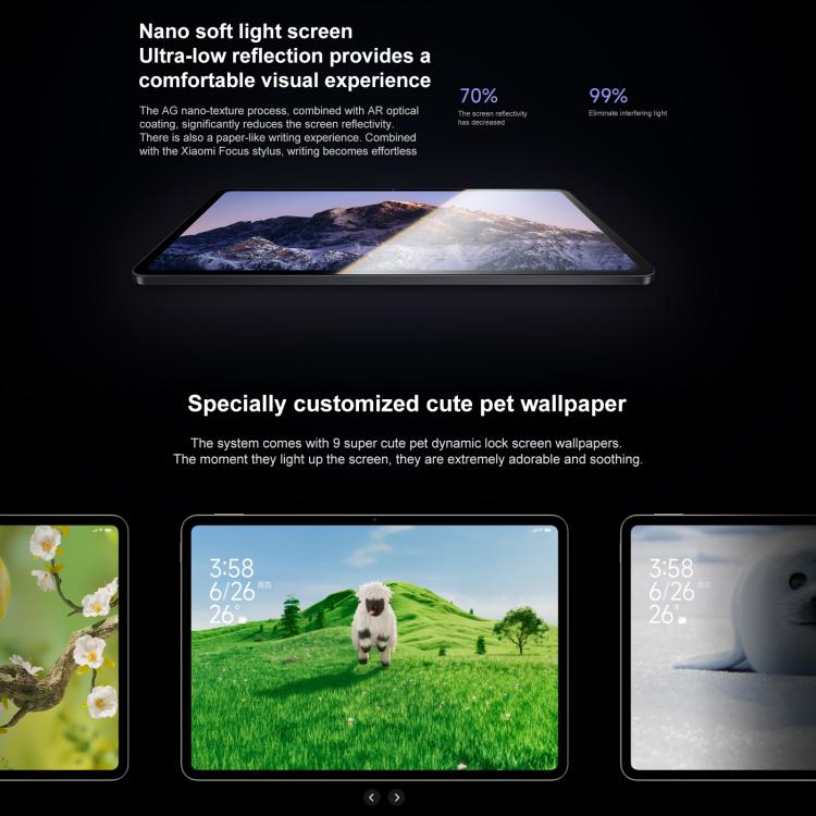 Xiaomi Pad 7S Pro 12.5 inch, 16GB+512GB, HyperOS 2, XRING O1 3nm Deca Core CPU, 16GB+512GB