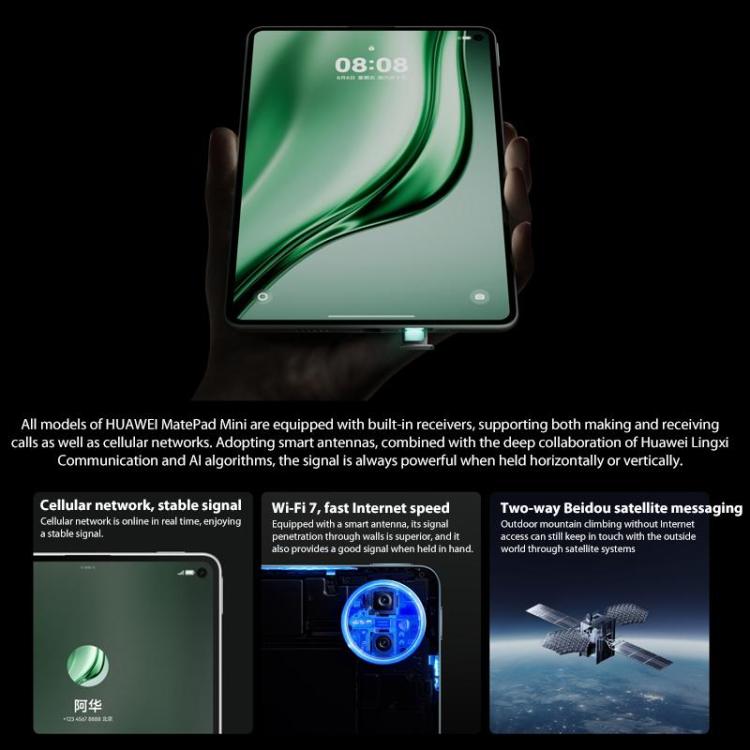 HUAWEI MatePad Mini 5G 8.8 inch, 16GB+1TB Collector Edition, HarmonyOS 5.1 Hisilicon Kirin 9010, Not Support Google Play, 16GB+1TB Collector Edition