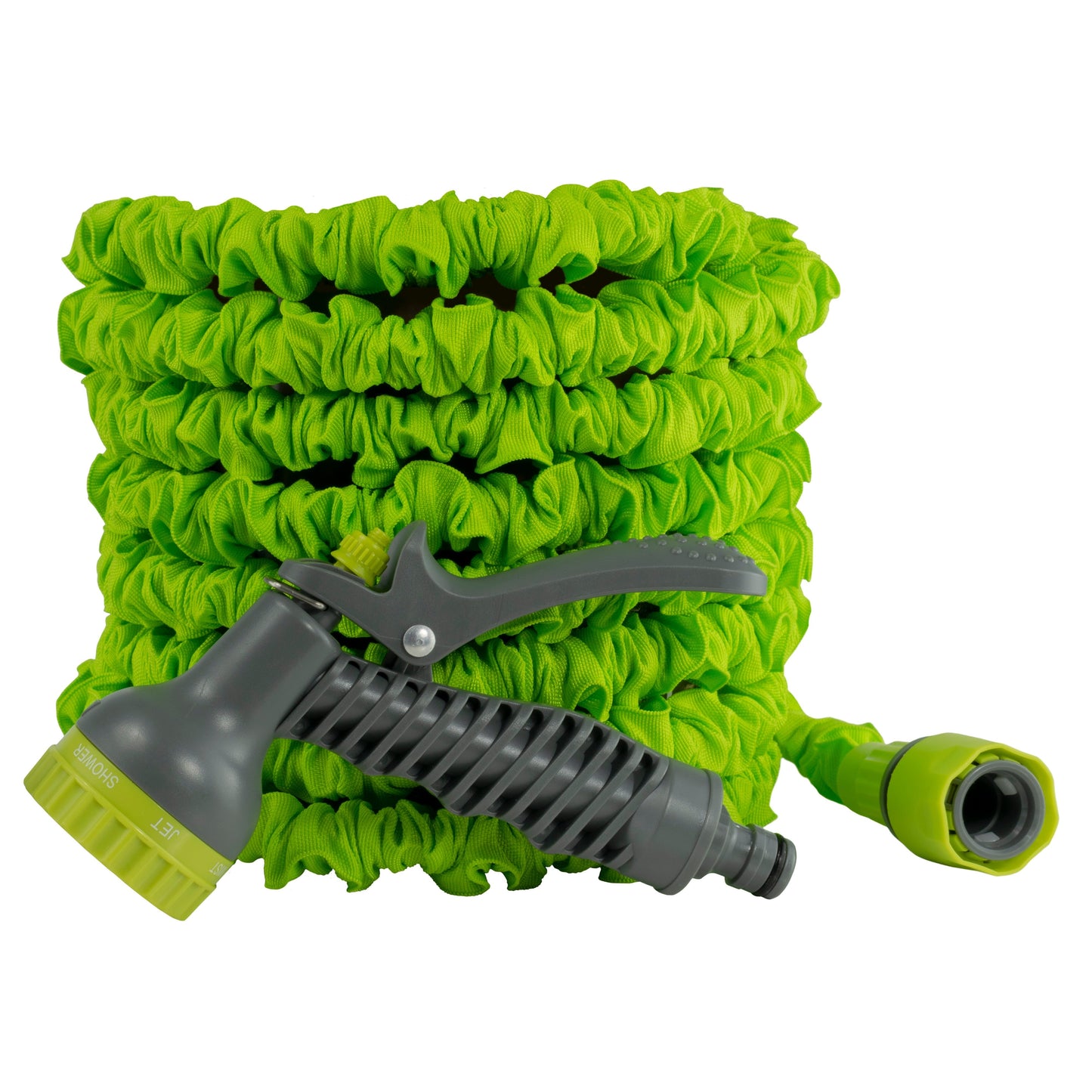 Expanding Trick Hose 15m - 45m Lime Outdoor Watering Kit Outdoor Hose Accessory