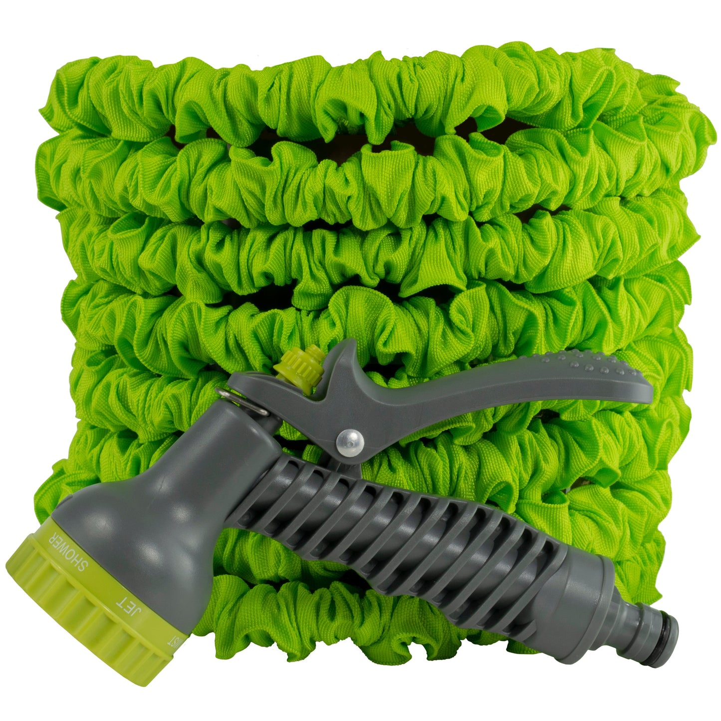 Expanding Trick Hose 15m - 45m Lime Outdoor Watering Kit Outdoor Hose Accessory