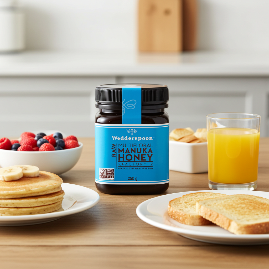 Wedderspoon Raw Manuka Honey KFactor 12+ – 250g