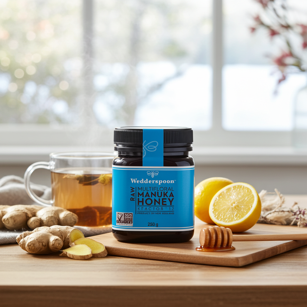 Wedderspoon Raw Manuka Honey KFactor 12+ – 250g