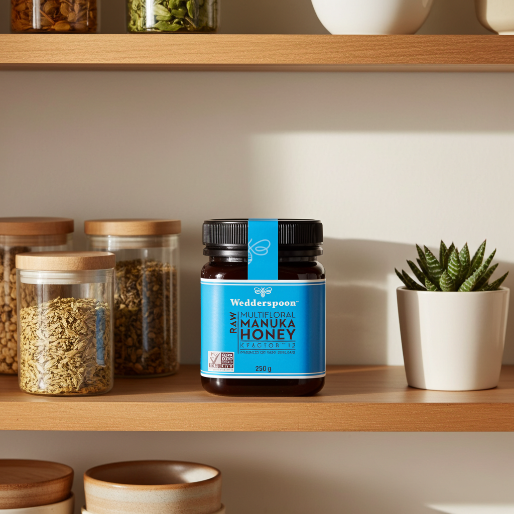 Wedderspoon Raw Manuka Honey KFactor 12+ – 250g